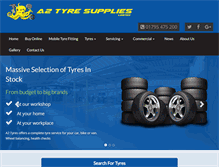 Tablet Screenshot of a2tyres.co.uk